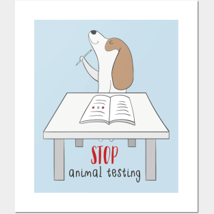 Stop Animal Testing! Posters and Art